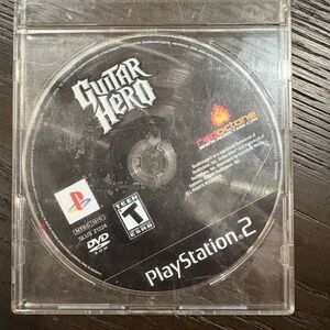 Sony PlayStation 2 Guitar Hero Game Disc